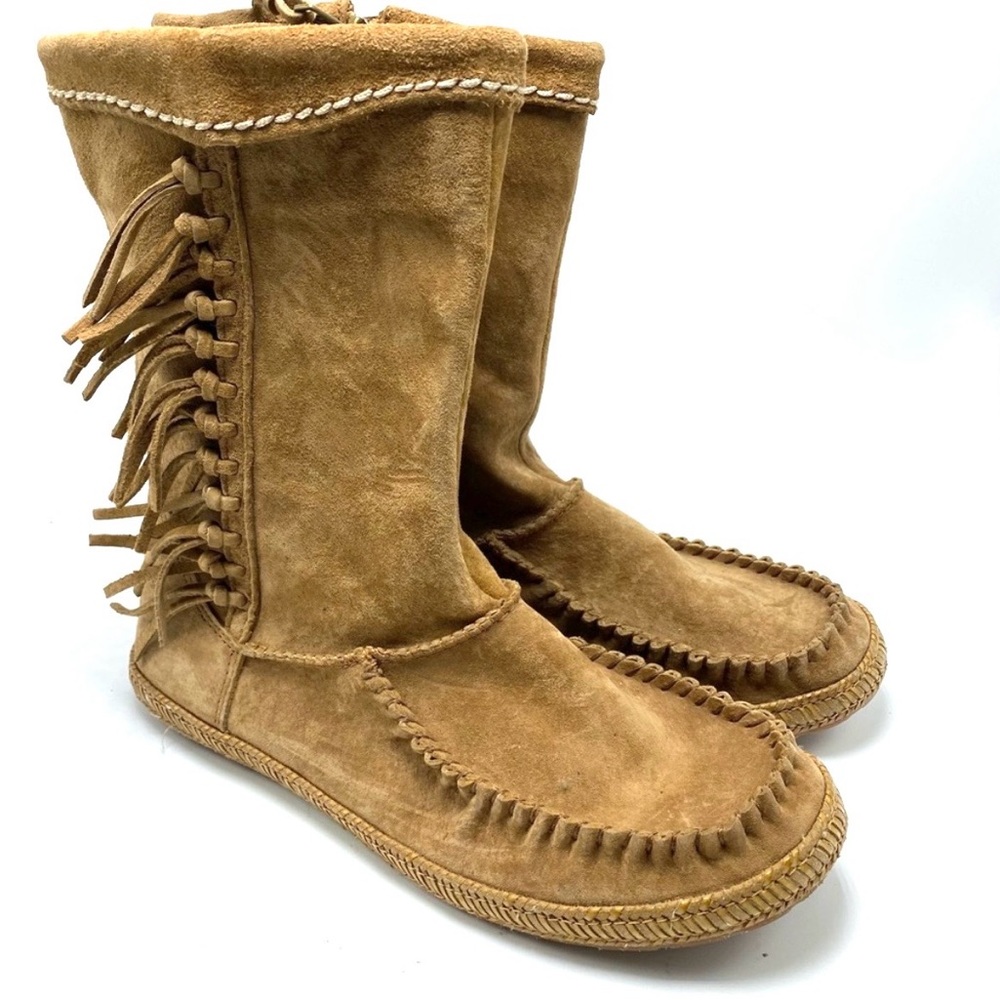 UGG Kaysa Suede Moccasin Boots - Picture 3 of 7